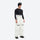 Men's 2-layer snowboard jacket and pants - white snow pants with black top, for powder and piste riding