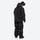 Men's 2-layer snowboard jacket and pants - black jacket with black pants, for skiing and snowboarding