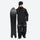 Men's 2-layer snowboard jacket and pants - black jacket with black pants, for powder and piste riding