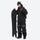 Men's waterproof 2L snow jacket and pants series - black jacket with black pants, for cold-weather winter sports