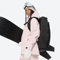 
                  
                    Women's waterproof 2L snow jacket and pants - pink jacket, for cold-weather winter sports
                  
                