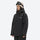 Women's waterproof 2L snow jacket and pants - black jacket, on-model three-quarter front view, for skiing and snowboarding