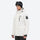 Men's waterproof 2L snow jacket and suspender pants - white jacket, for skiing and snowboarding