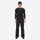 Men's breathable ski jacket with flap pockets - black snow pants with black top, for resort and backcountry days