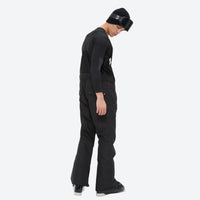 
                  
                    Men's 2-layer snowboard jacket and bib pants - black snow pants with black top, for skiing and snowboarding
                  
                