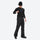 Men's 2-layer snowboard jacket and bib pants - black snow pants with black top, for resort and backcountry days