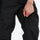 Men's breathable ski jacket with flap pockets - black snow pants, for cold-weather winter sports