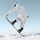 All-mountain snowboard with true twin shape - rider in white outfit, for winter snow sports