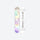 All-mountain true twin snowboard - holographic iridescent top sheet, top and base view, for all-mountain snowboarding