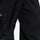 Men's waterproof 3L bib snow pants - black, cargo pocket and leg seam close-up, for skiing and snowboarding