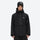 Men's breathable ski jacket and pants set - black, on-model front view, for skiing and snowboarding