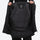 Men's breathable ski jacket and pants set - black, interior lining open flat detail, for resort and backcountry days