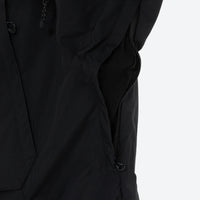 
                  
                    Men's 3-layer snowboard jacket and pants - black, underarm zip vent close-up detail, for skiing and snowboarding
                  
                
