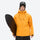 Men's waterproof 3L snow jacket and pants series - amber orange, for resort and backcountry days