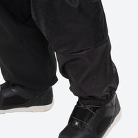 
                  
                    Men's breathable ski jacket and pants set - black snow pants, for powder and piste riding
                  
                