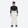 Men's 3-layer snowboard jacket and pants - cream snow pants, on-model front view, for powder and piste riding