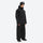 Men's waterproof 3L snow jacket and pants series - black jacket with black pants, for cold-weather winter sports