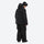 Men's waterproof 3L snow jacket and pants series - black jacket with black pants, for powder and piste riding