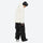 Men's 3-layer snowboard jacket and pants - cream jacket with black pants, for skiing and snowboarding