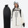 Women's 3-layer snowboard jacket and pants - white jacket, for powder and piste riding