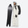 Women's 3-layer snowboard jacket and pants - white jacket with white pants, for powder and piste riding