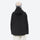 Women's breathable ski jacket and anorak set - black jacket, on-model back view, for powder and piste riding