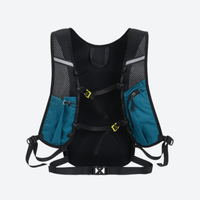 
                  
                    Lightweight waterproof pack with pocket organization - teal waterproof vest backpack, for skiing and snowboarding
                  
                
