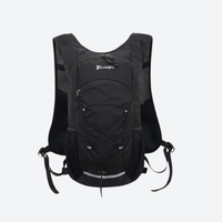 
                  
                    Lightweight waterproof pack with pocket organization - black waterproof vest backpack, for travel and city walks
                  
                