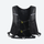 Lightweight waterproof pack with pocket organization - black waterproof vest backpack, for hiking and trail walking