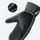 Blizzard X snow mittens for extreme winter sports - black snow mittens, palm view with inset, for winter mountain trips