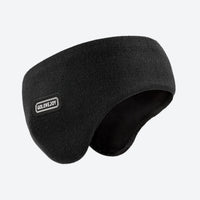 
                  
                    Warm fleece ear band headband for cold weather - black fleece ski ear warmer, for hiking and trail walking
                  
                