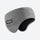 Soft fleece ear warmer for winter sports - gray fleece ski ear warmer, for trail running and outdoor workouts