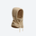 Ski hood facemask with adjustable drawcord - camel fleece hood facemask, product view, for snow sports weekends
