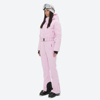 
                  
                    Women's waterproof 3L one-piece snow suit - pink one-piece snow suit, for cold-weather winter sports
                  
                