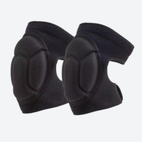 
                  
                    Impact protection gear for snow sports - black impact protection knee pad pair, for freestyle trick practice
                  
                