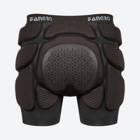 
                  
                    Shock-absorbing protective gear for skiing - black impact protection shorts, for snow sports beginners
                  
                