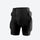 Shock-absorbing xrd protective gear for skiing - black impact protection shorts, for snow sports beginners