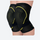 Padded protection shorts and knee guards - black yellow impact protection knee pad on legs, for freestyle trick practice
