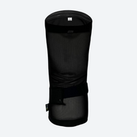 
                  
                    XRD impact protection gear for snow sports - black impact protection knee pad, front mesh view, for snow sports beginners
                  
                