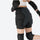 Padded silicon hip shorts and knee pads - black silicon impact protection shorts on women with elbow and knee pads