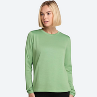 
                  
                    Women's soft merino wool baselayer for cold days - women's 100 merino wool base layer top, for hiking and trail walking
                  
                