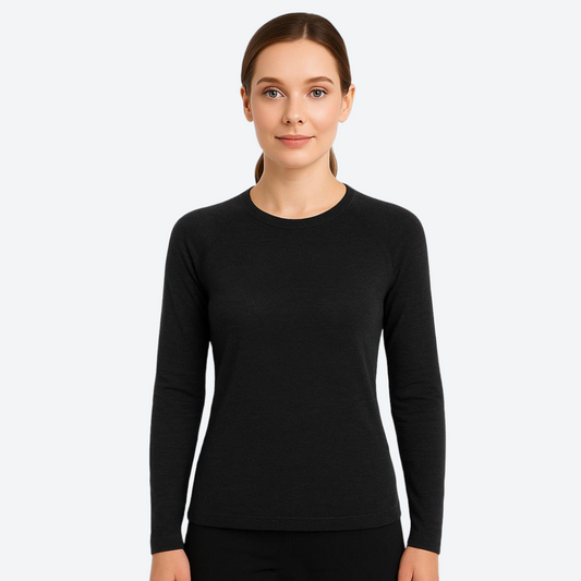 Breeze Women's 100% Merino Wool Base Layer Top