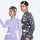Warm merino wool baselayer suit for snow sports - lavender and gray merino compression suit couple, for winter snow sports