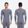 Warm merino wool baselayer suit for snow sports - gray merino compression base layer suit on men, for skiing and snowboarding