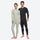 Merino wool compression base layer suit - sage and black merino compression suit couple, for skiing and snowboarding