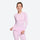 Warm merino wool baselayer suit for snow sports - pink merino compression base layer suit on women, for cold-weather training