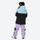 Kids waterproof 2L colorblock snow jacket and pants - blue black colorblock kids jacket with lavender pants