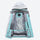 Kids colorblock snowboard jacket and pants set - mint kids jacket, for kids skiing and snowboarding