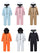 Kids waterproof 2L one-piece snow suit - six color kids one-piece snow suits, for family resort trips