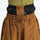 Breathable 3-layer ski pullover with balloon pants - coffee brown, for powder days and winter commute